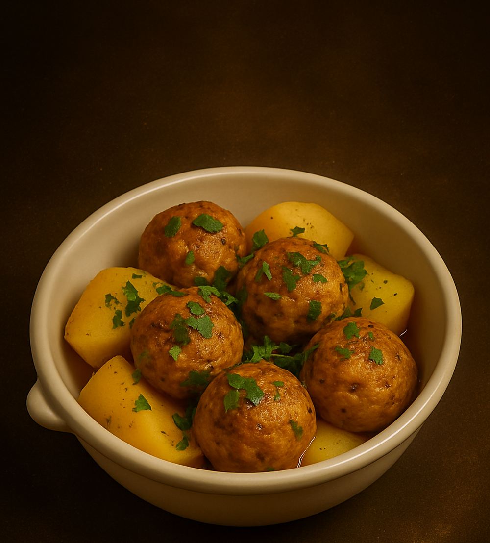 Meatballs & Potatoes