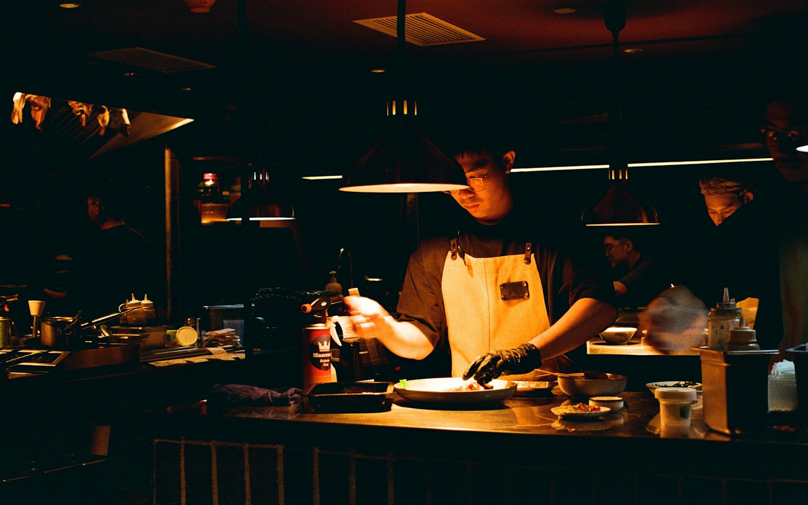A modern professional kitchen